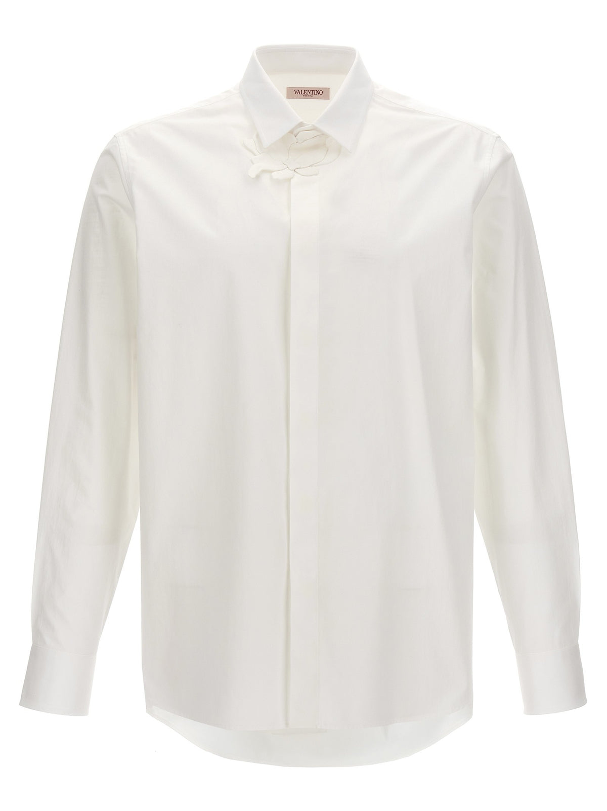Valentino Garavani - Valentino shirt with flower patch valentino-shirt-with-flower-patch_4b988e1b-10bb-4866-a3f9-12481200b32d