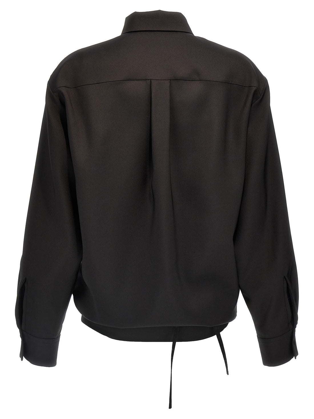 Valentino Garavani - Valentino techno light wool shirt Black