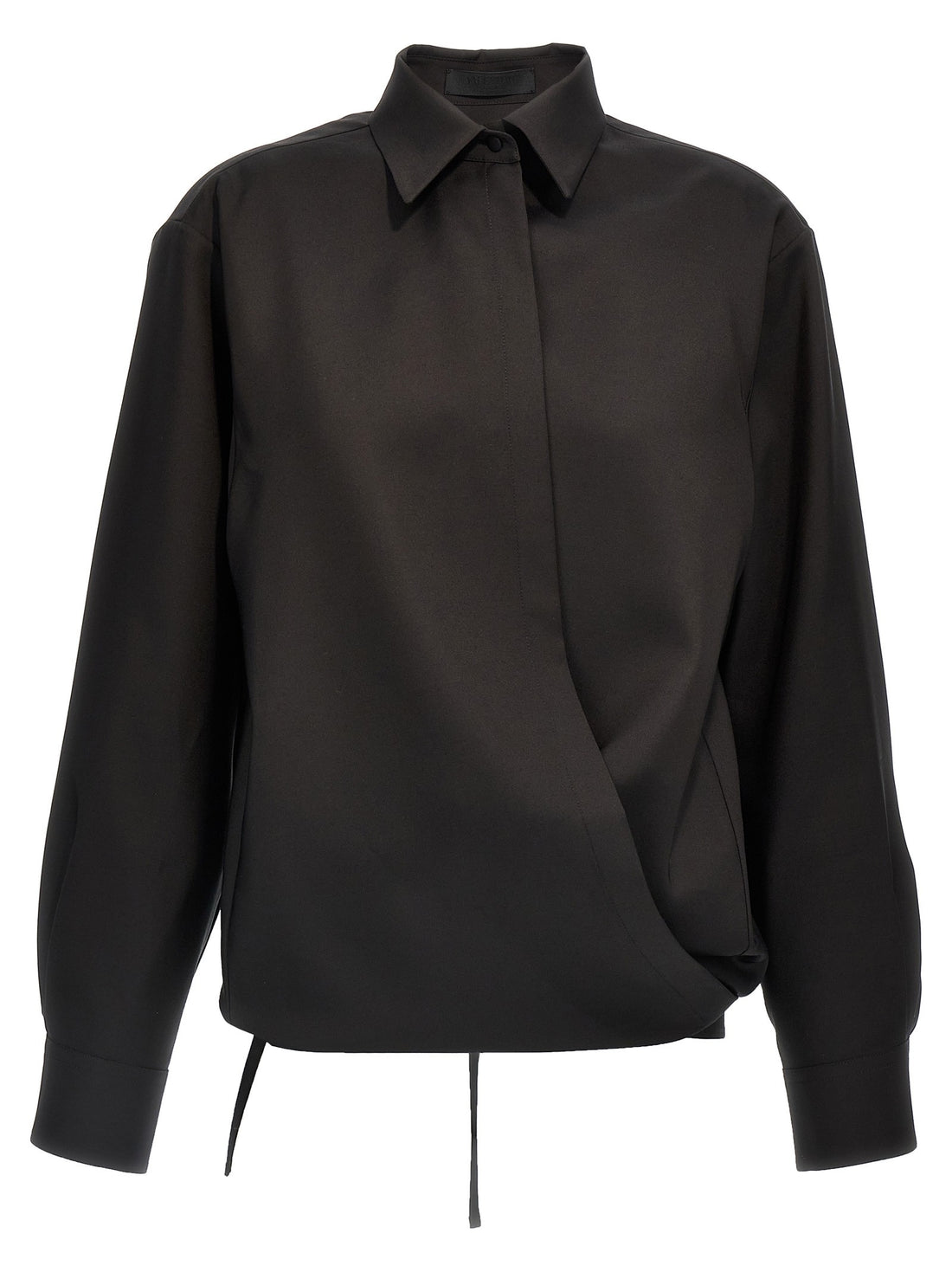 Valentino Garavani - Valentino techno light wool shirt Black