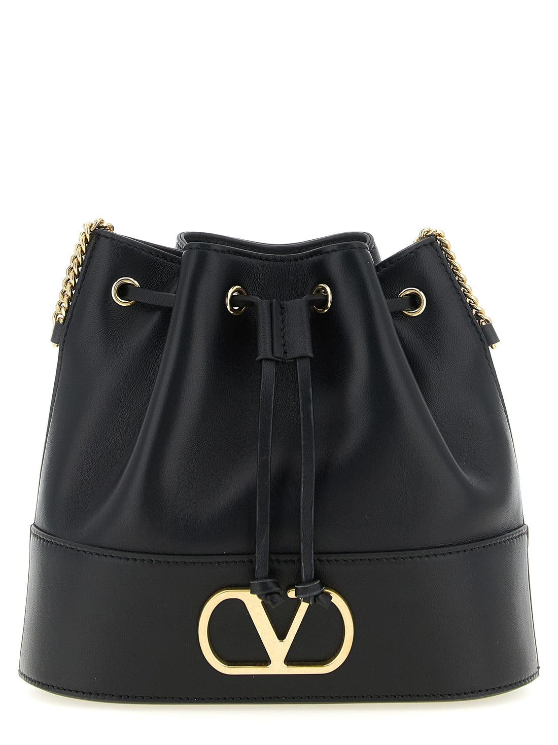 Valentino Garavani - 'VLogoSignature' mini bucket bag Black U
