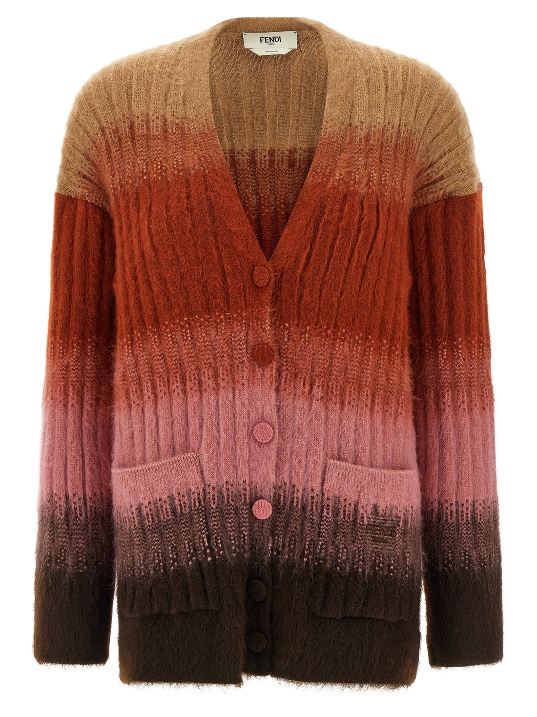 Fendi - Vanisé knit cardigan MULTICOLOR
