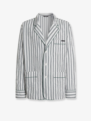 Dolce & Gabbana Vanity froissé fabric dressing gown shirt