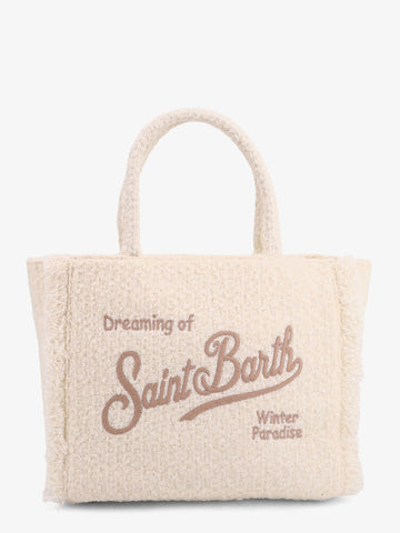 Vanity twwed wool blend shoulder bag