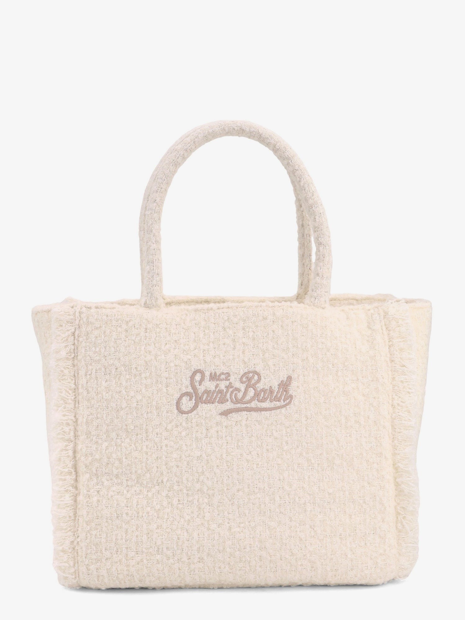 Vanity twwed wool blend shoulder bag