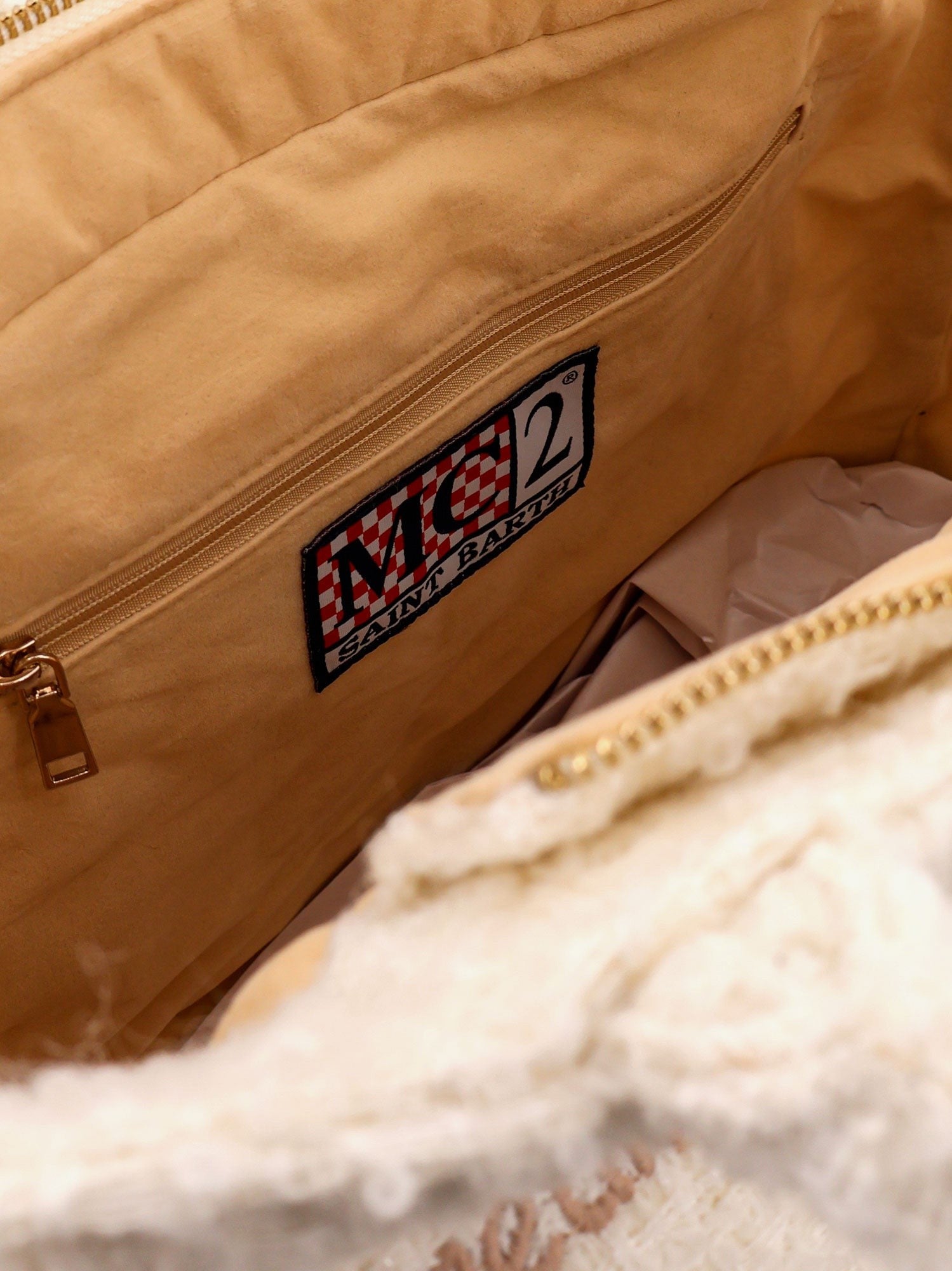 Vanity twwed wool blend shoulder bag