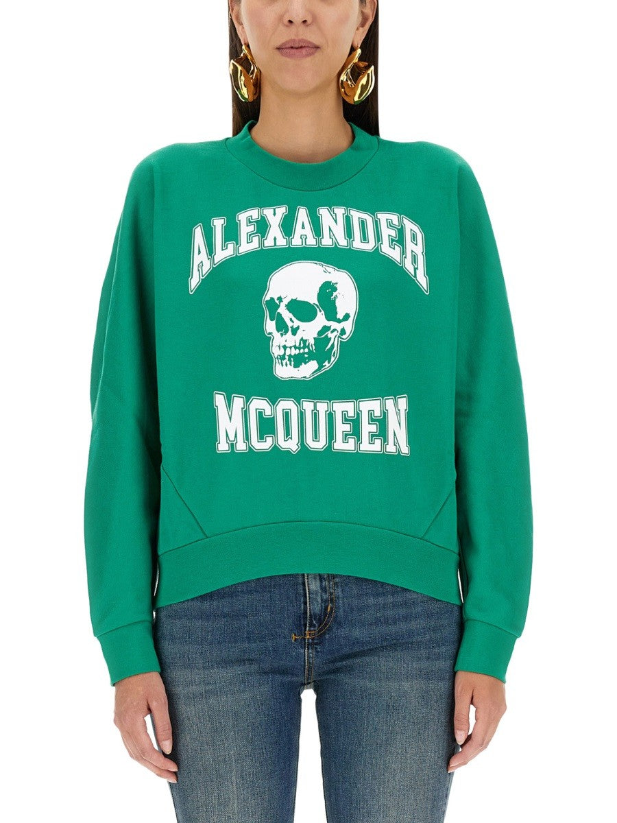 Alexander Mcqueen - VARSIITY SKULL SWEATSHIRT varsiity-skull-sweatshirt_e9b4bbe1-e218-465a-885c-28ac76cd32a2