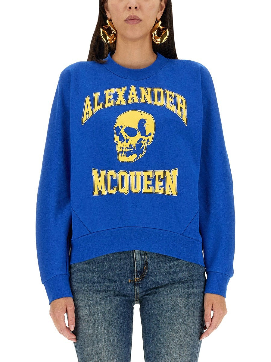 Alexander Mcqueen - VARSIITY SKULL SWEATSHIRT varsiity-skull-sweatshirt_f7d2712f-b175-4180-a31d-d54d21562673