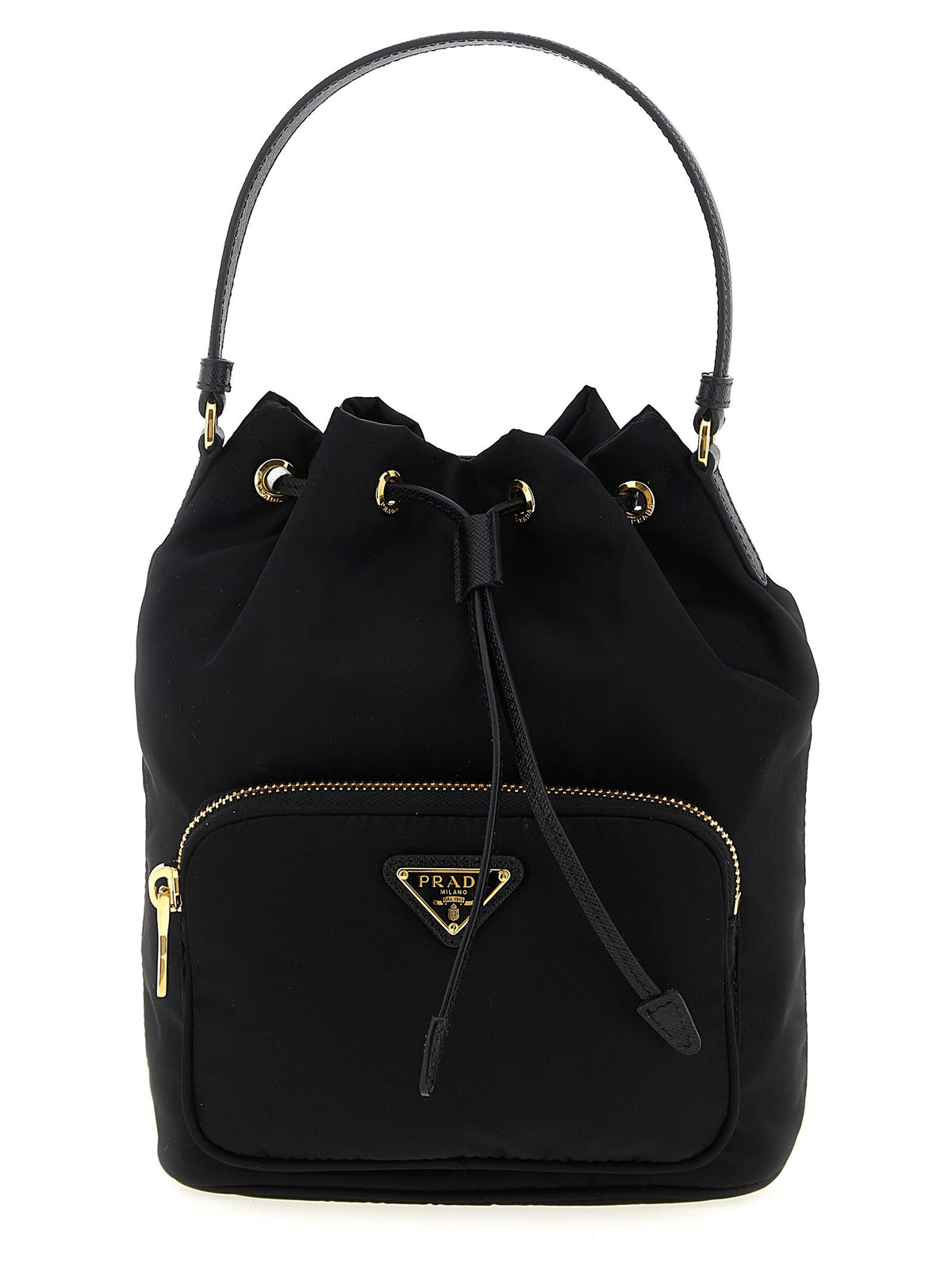 PRADA - Vela bucket bag Black U