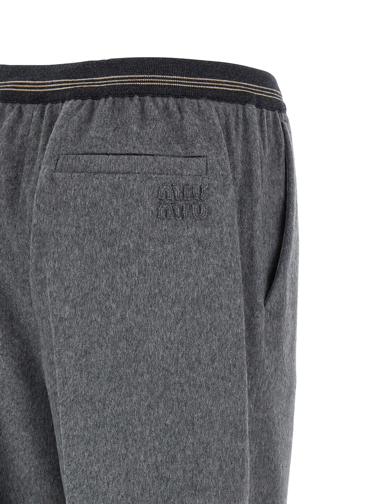 Miu Miu - Velour wool pants