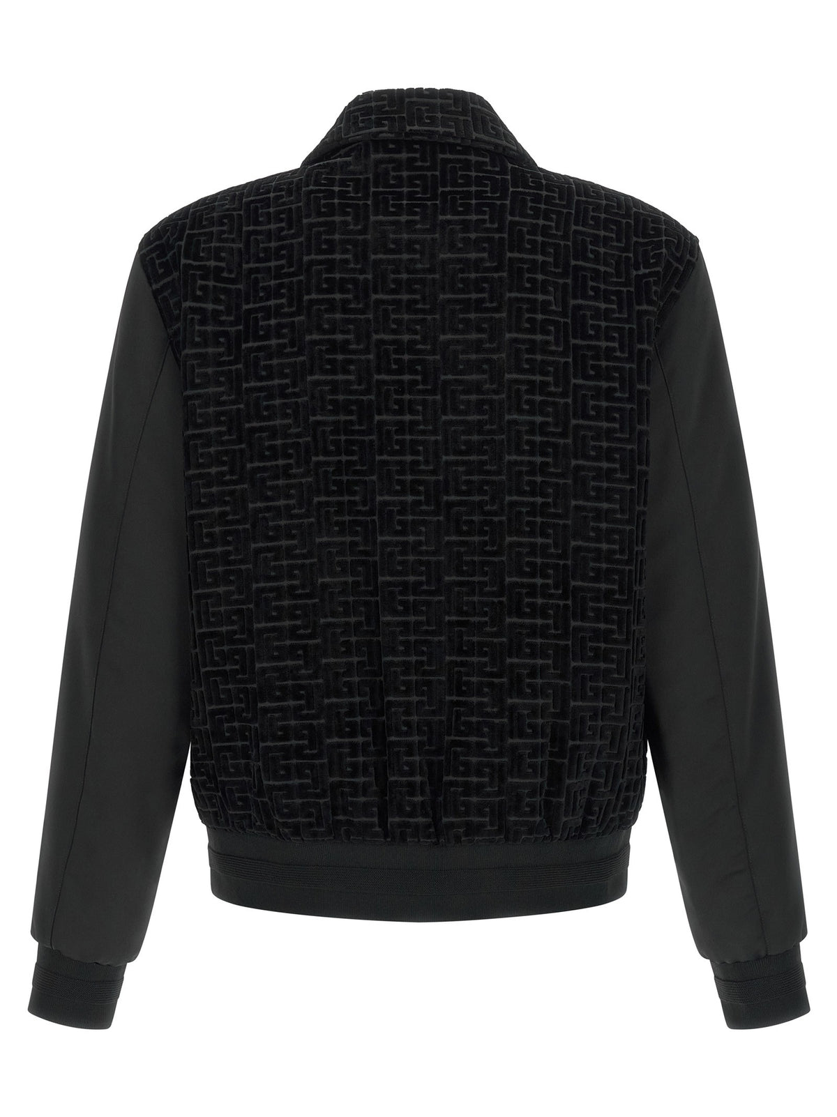 Balmain - Velvet bomber jacket