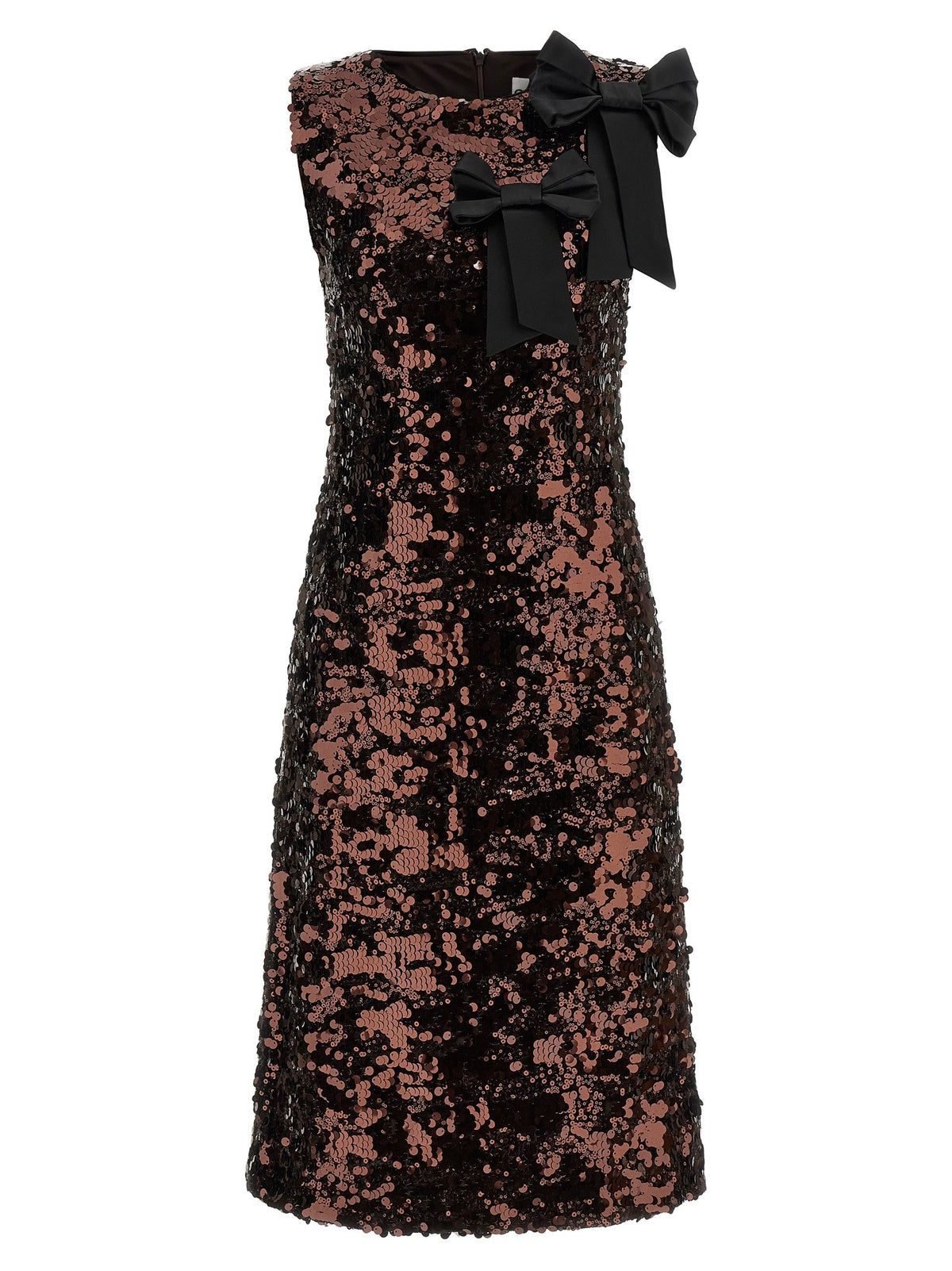 GANNI - 'Velvet Sequins Straight Midi' dress