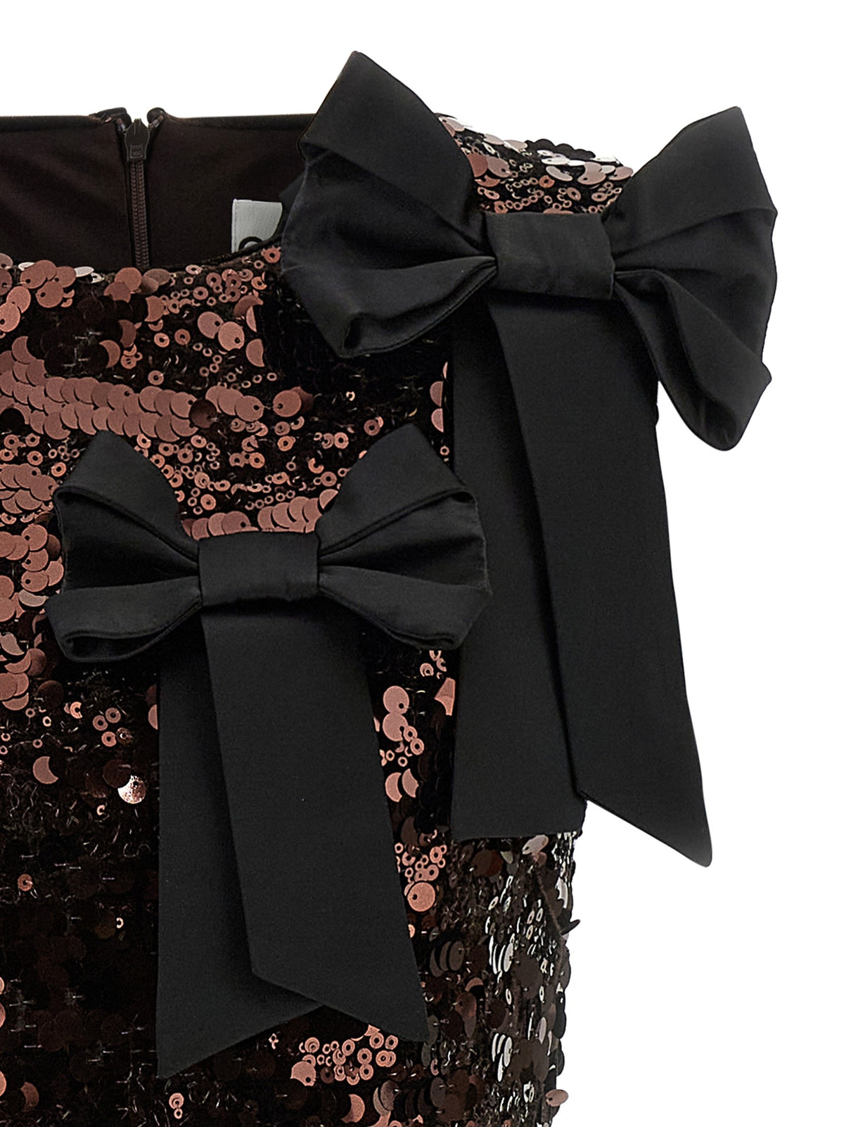 GANNI - 'Velvet Sequins Straight Midi' dress