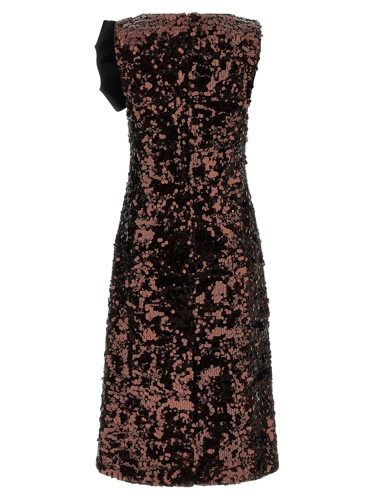 GANNI - 'Velvet Sequins Straight Midi' dress
