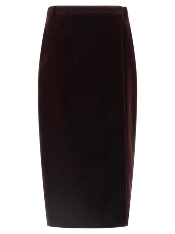 Saint Laurent - Velvet skirt