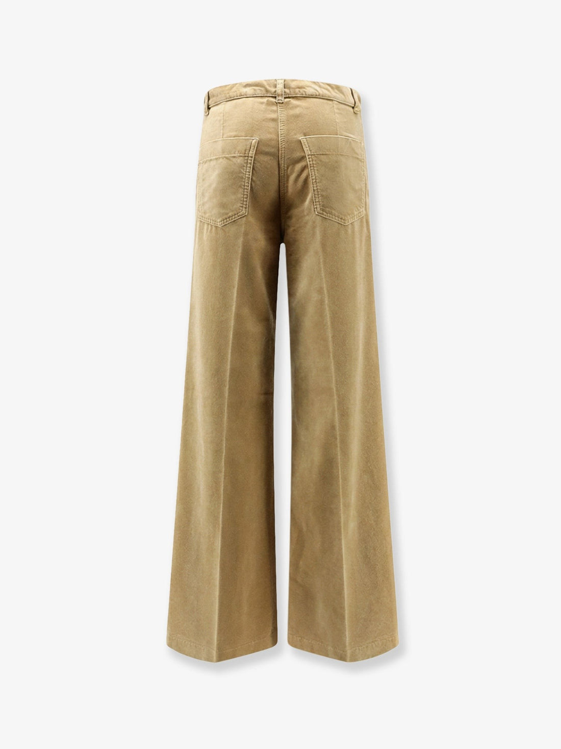 ASPESI - Velvet trousers beige