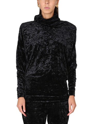 Saint Laurent - VELVET TURTLENECK TOP velvet-turtleneck-top_58741f88-8c60-484b-92cf-923cbc71f658