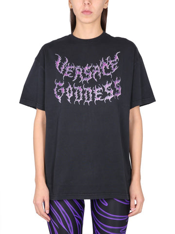 Versace - VERSACE GODDESS OVERSIZED T-SHIRT versace-goddess-oversized-t-shirt
