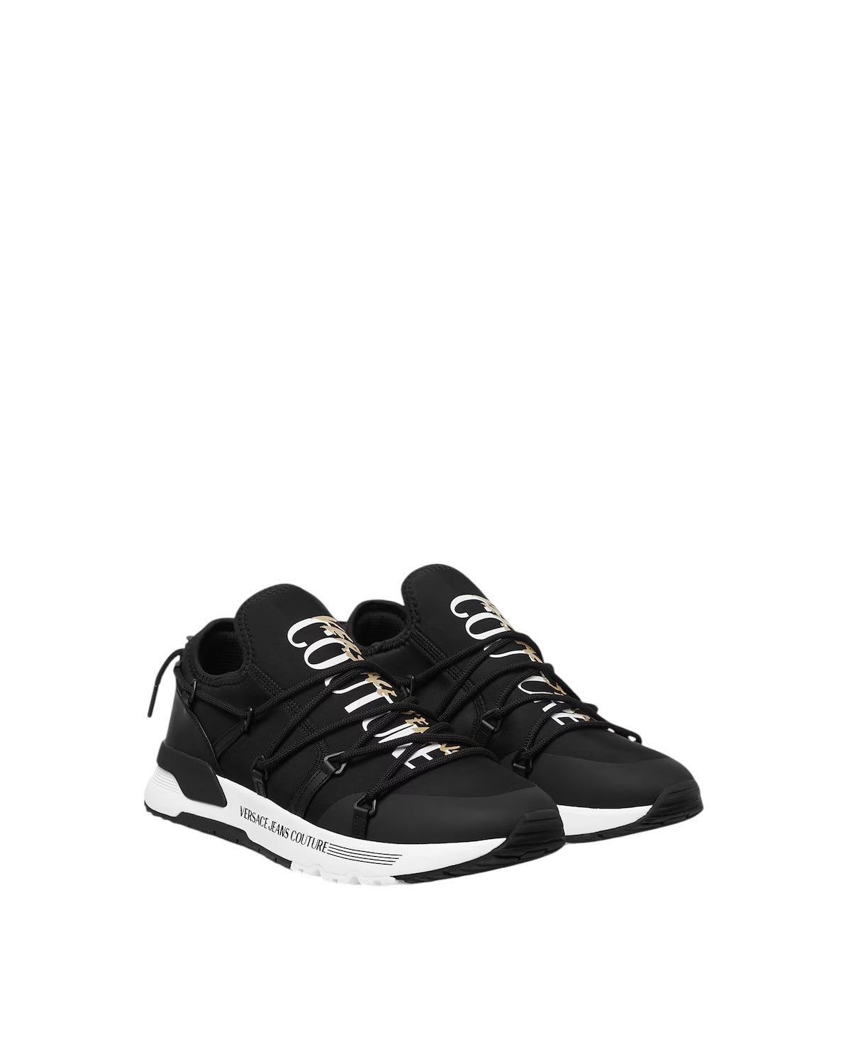 Versace Jeans Couture - SNEAKER "DYNAMIC" CON LOGO versace-jeans-couture-logo-dynamic-sneakers-black-three-quarter-jpg