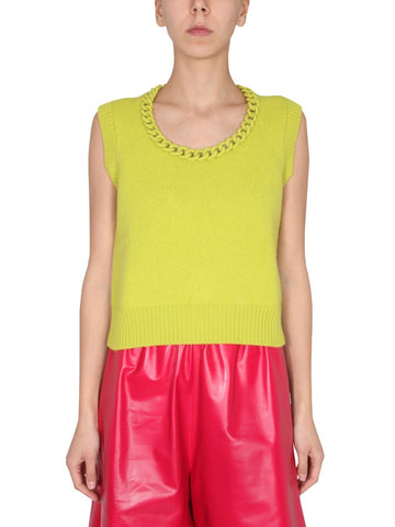 Bottega Veneta - VEST WITH CROCHET CHAIN vest-with-crochet-chain_ce2a3922-a7bc-4d29-88cb-faf86b0b7f8b