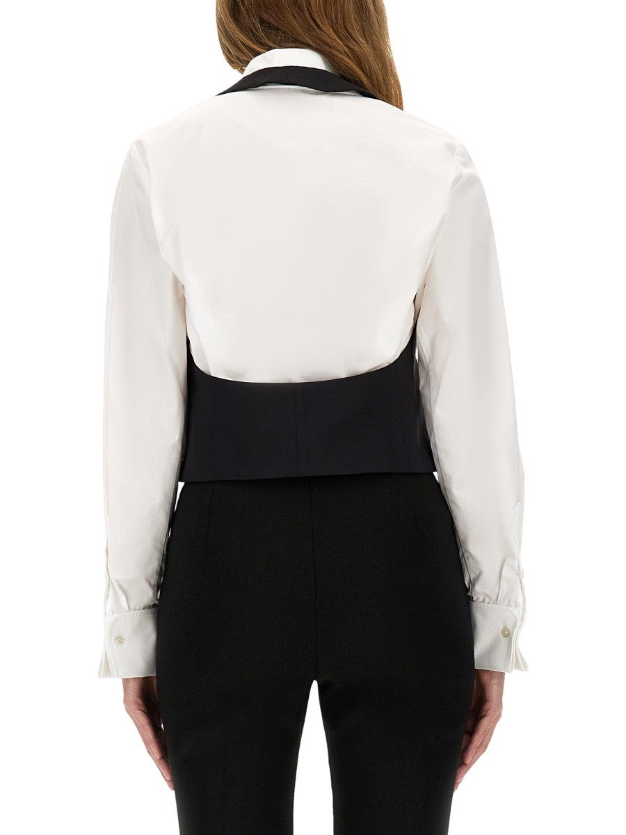 NINA RICCI - VEST WITH OPEN BACK