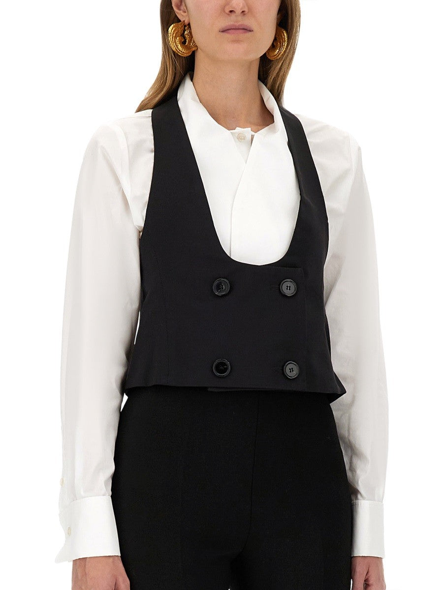 NINA RICCI - VEST WITH OPEN BACK