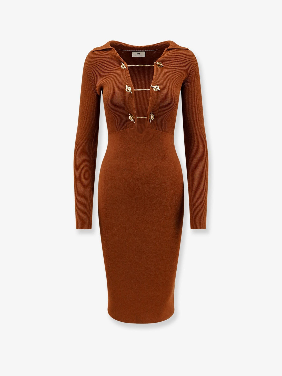 Elisabetta Franchi - Vestito lungo in misto viscosa vestito-lungo-in-misto-viscosa_114e3506-9372-4411-887d-0ab1c677ecde