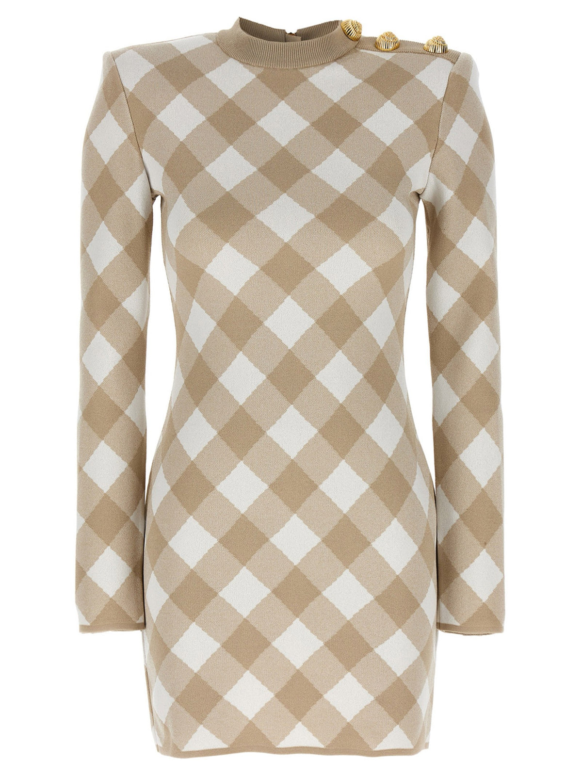 Balmain - Vichy dress vichy-dress_e1b83242-d5cd-4d12-828b-2a0f81ebb323
