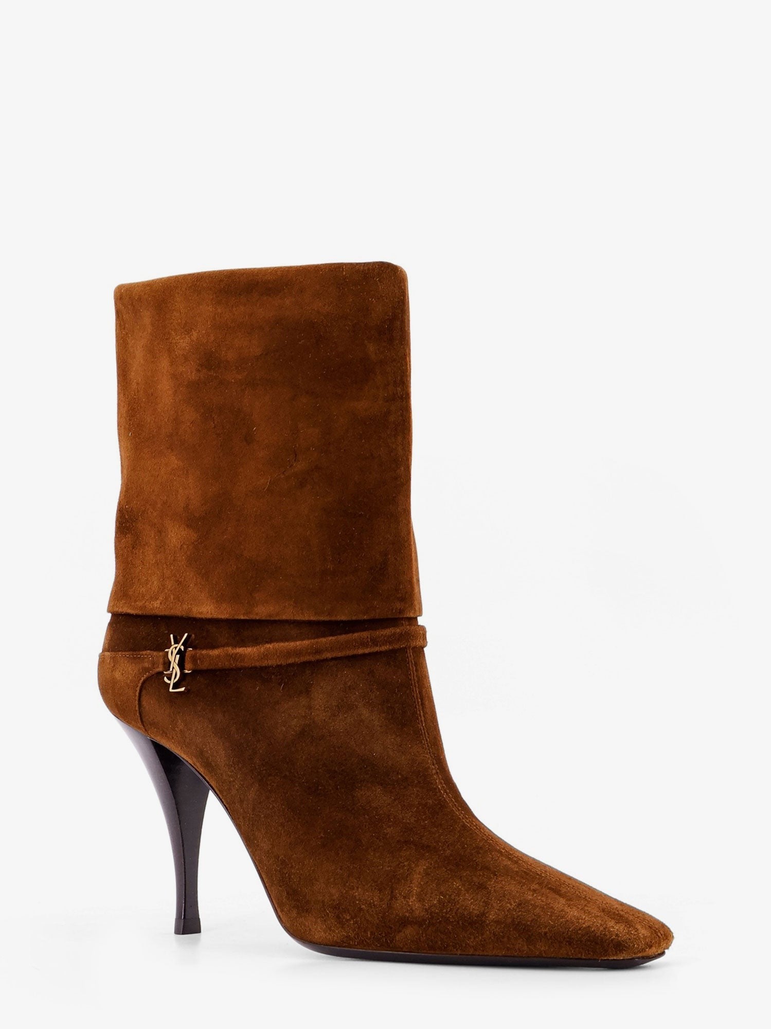 Saint Laurent Saint Laurent - Vicky 90 suede boots