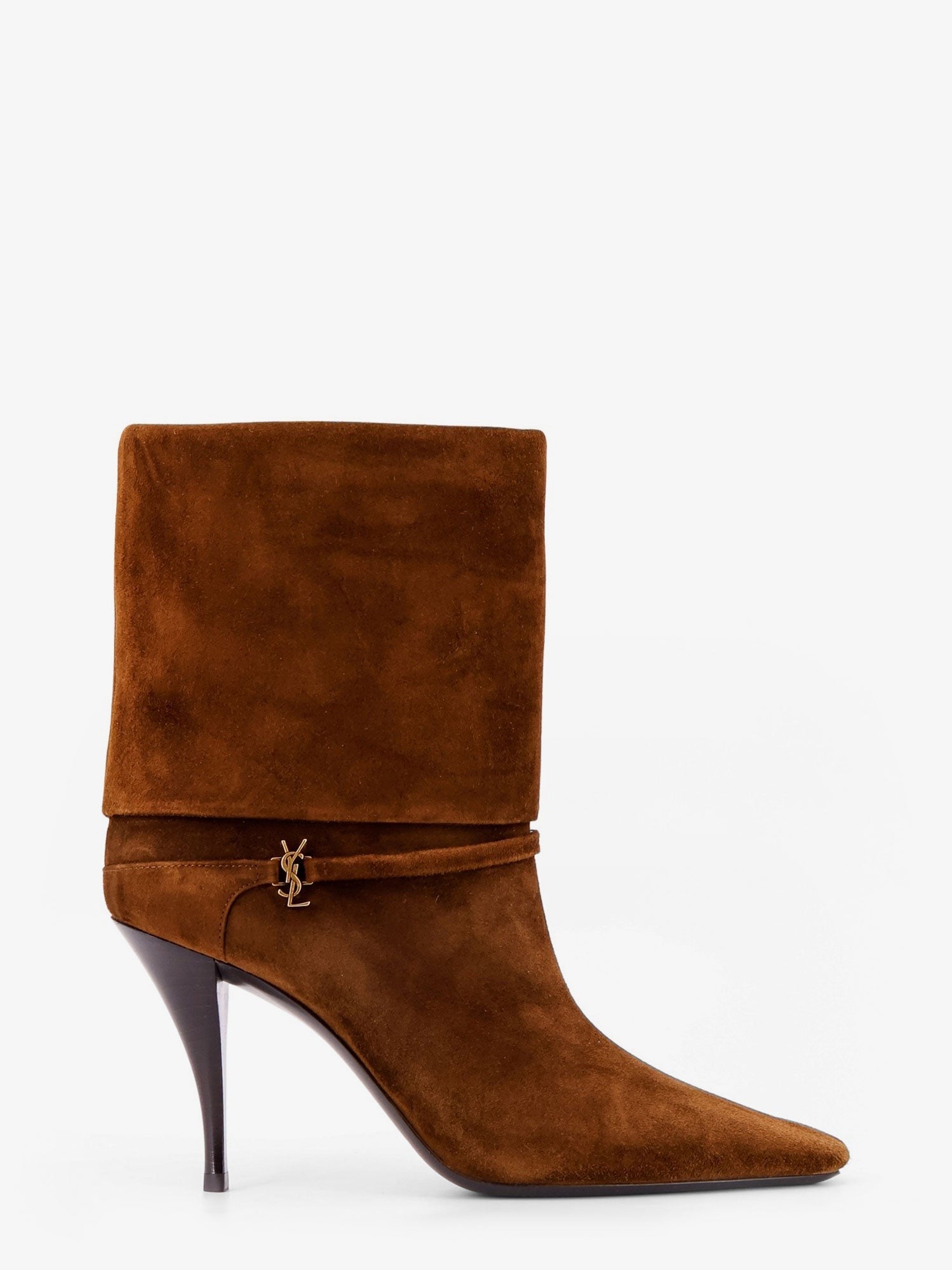 Saint Laurent Saint Laurent - Vicky 90 suede boots