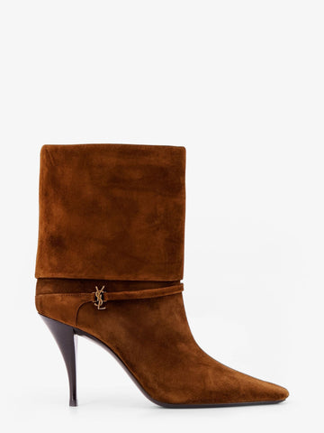Saint Laurent Saint Laurent - Vicky 90 suede boots