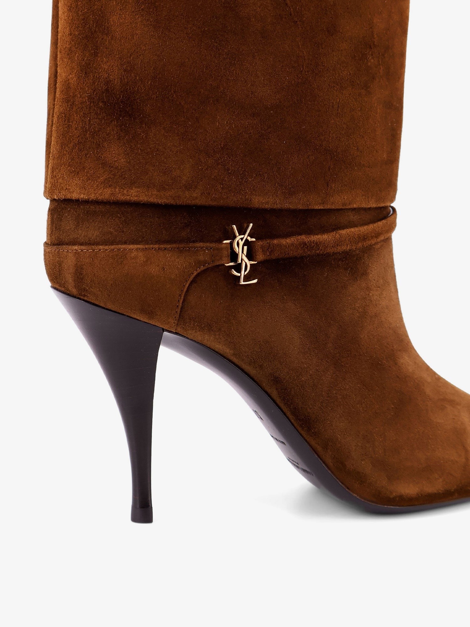 Saint Laurent Saint Laurent - Vicky 90 suede boots