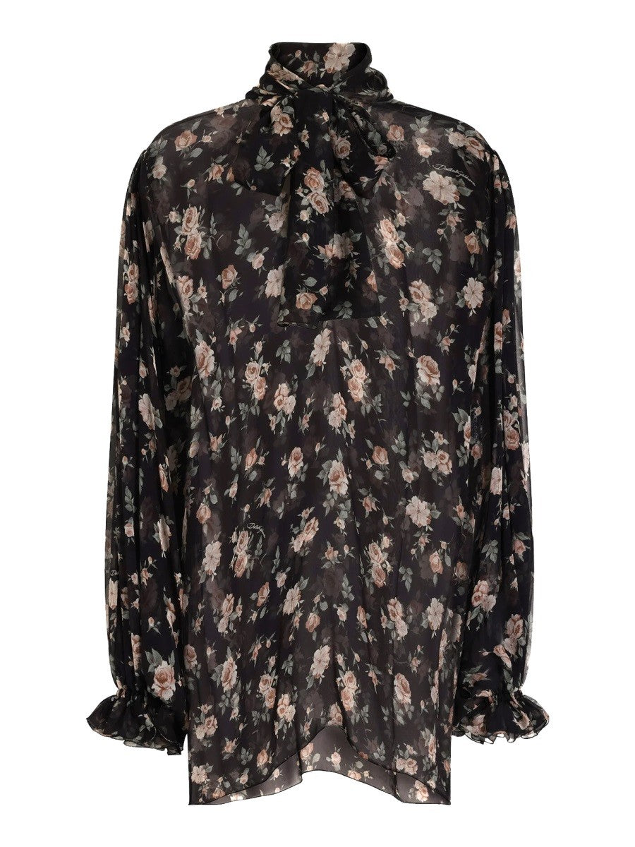 Dolce & Gabbana - "VINTAGE ROSE" PRINT TOP vintage-rose-print-top