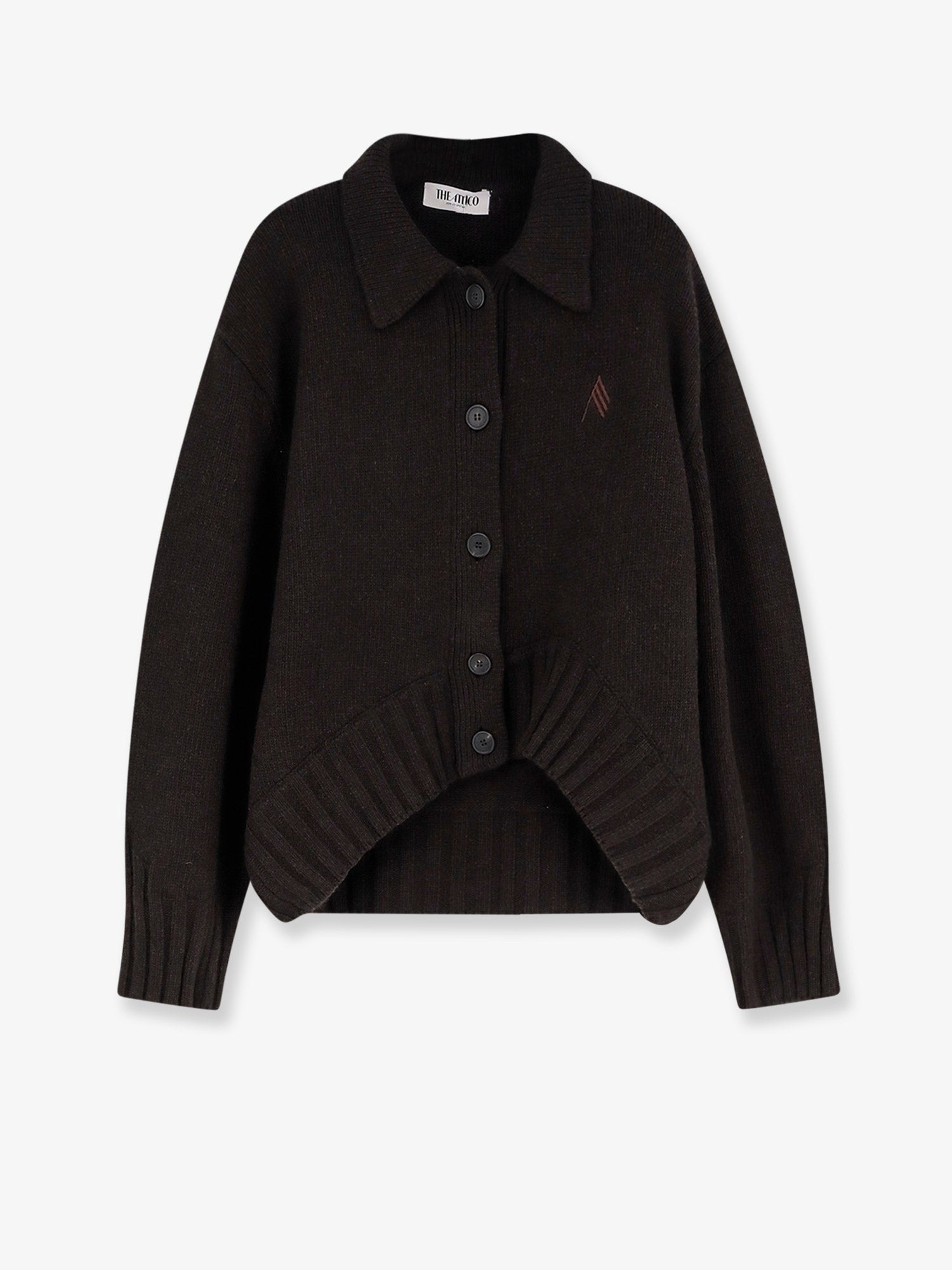 The Attico The Attico - Virgin wool and cashmere blend cardigan