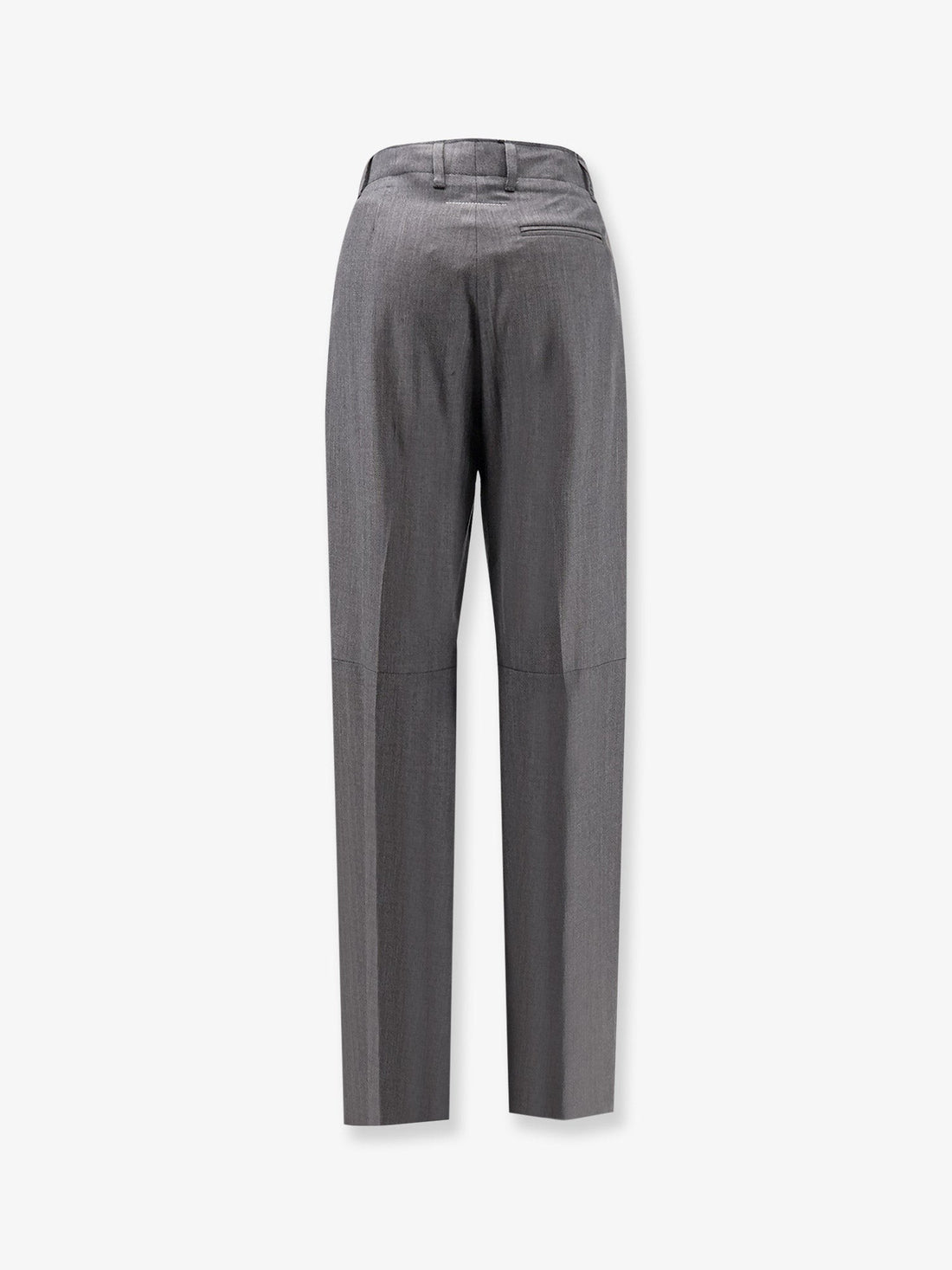 MM6 MAISON MARGIELA - Virgin wool and cotton trousers Grey 38