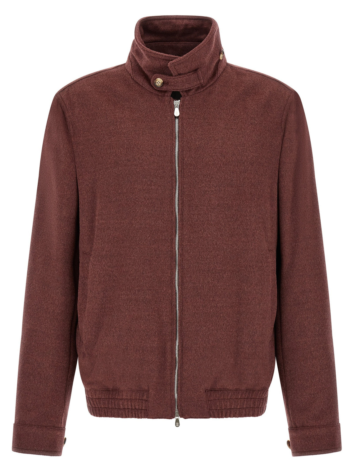 Brunello Cucinelli - Virgin wool beaver bomber jacket