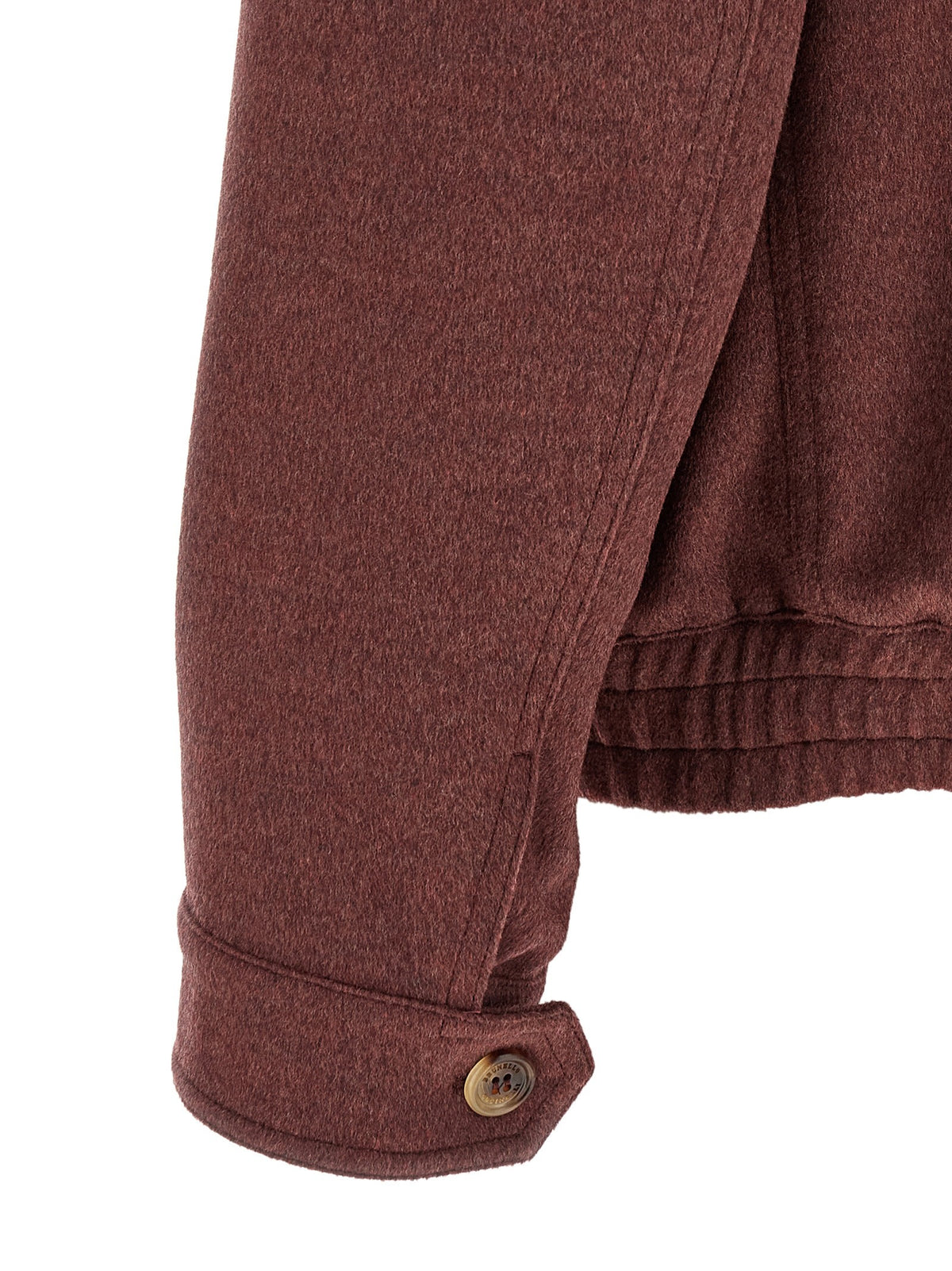 Brunello Cucinelli - Virgin wool beaver bomber jacket