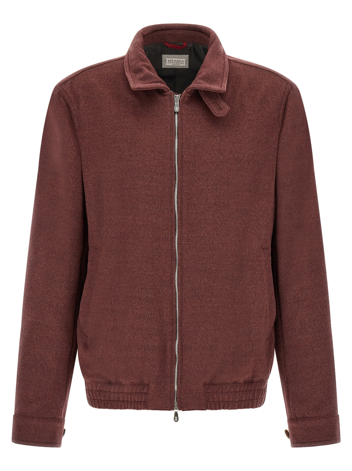 Brunello Cucinelli - Virgin wool beaver bomber jacket