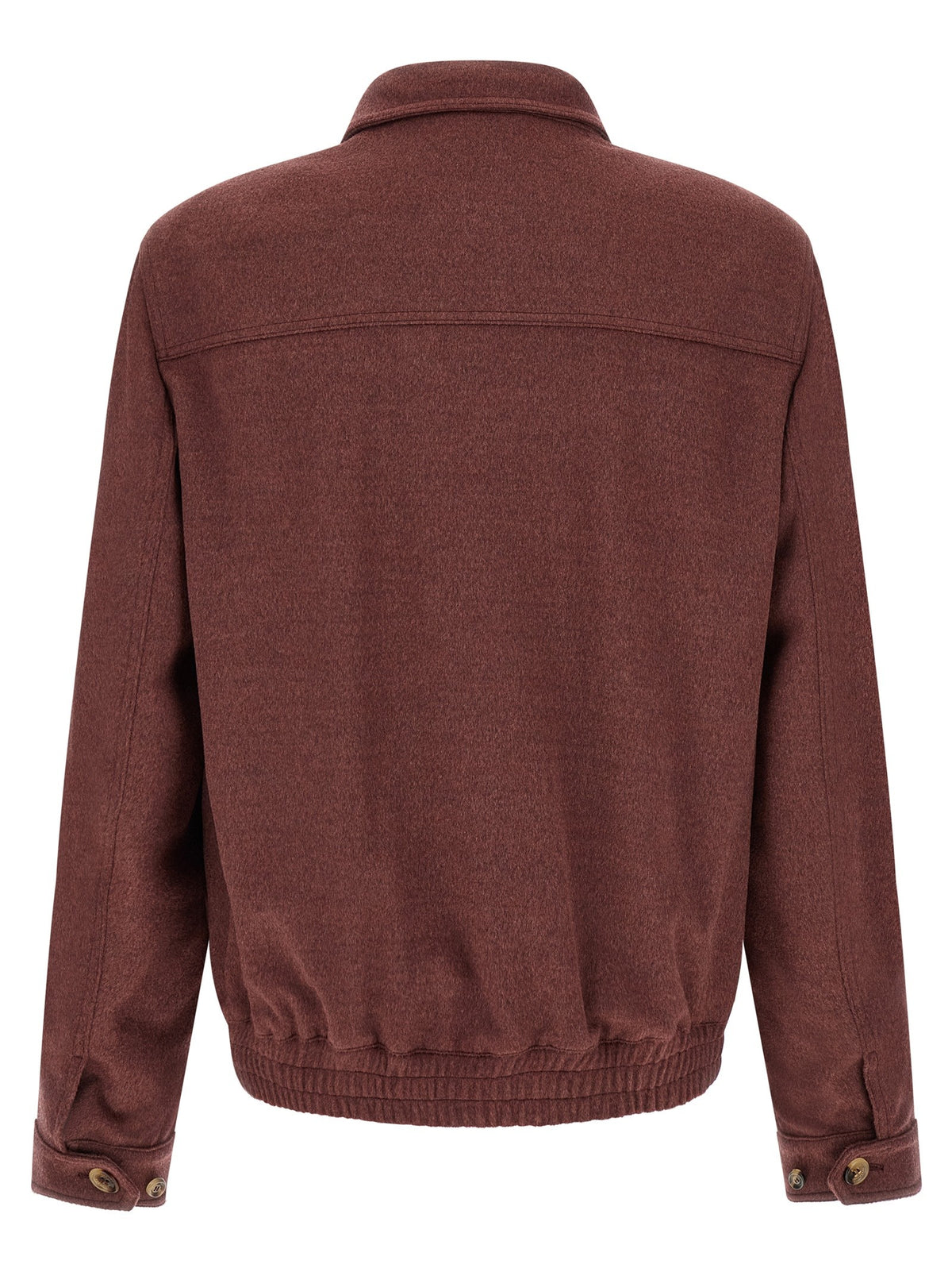 Brunello Cucinelli - Virgin wool beaver bomber jacket