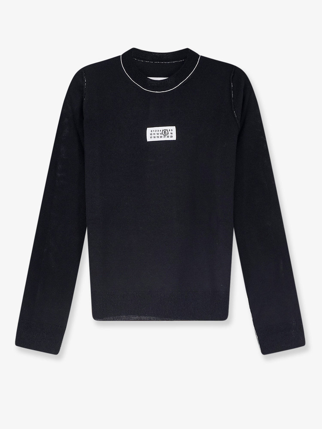 MM6 MAISON MARGIELA - Virgin wool blend sweater Black