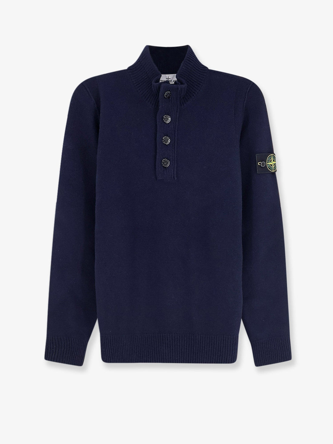 Stone Island - Virgin wool blend sweater NAVY BLUE