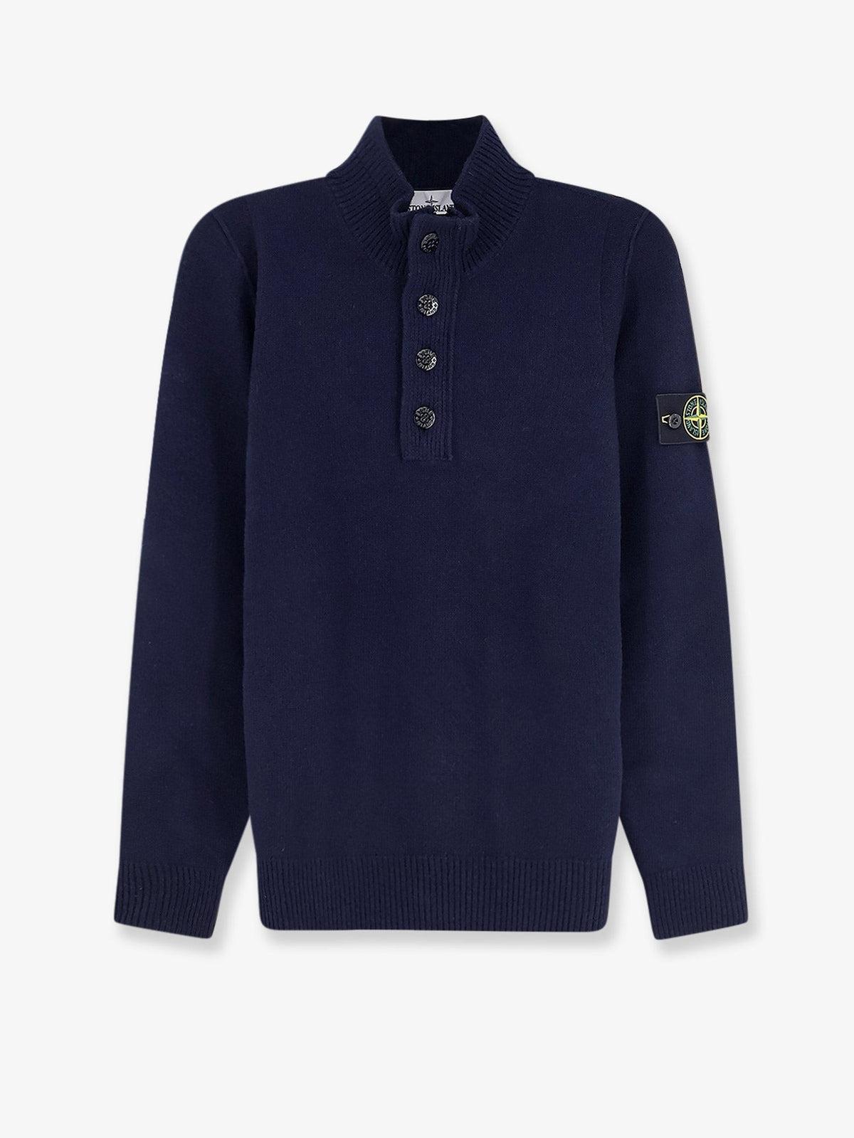 Stone Island - Virgin wool blend sweater NAVY BLUE