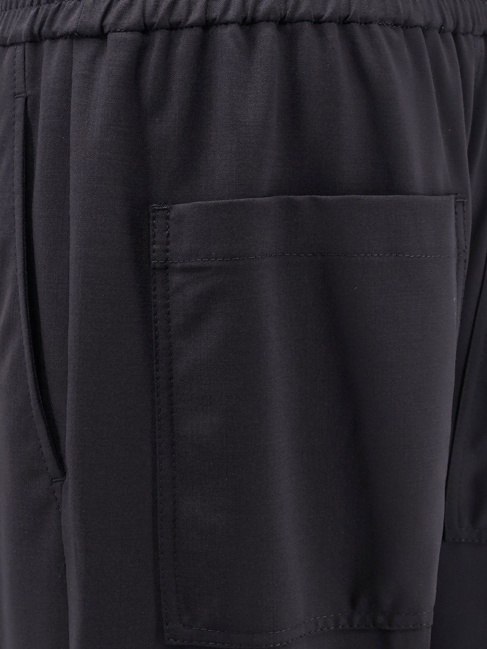 Virgin wool blend trousers