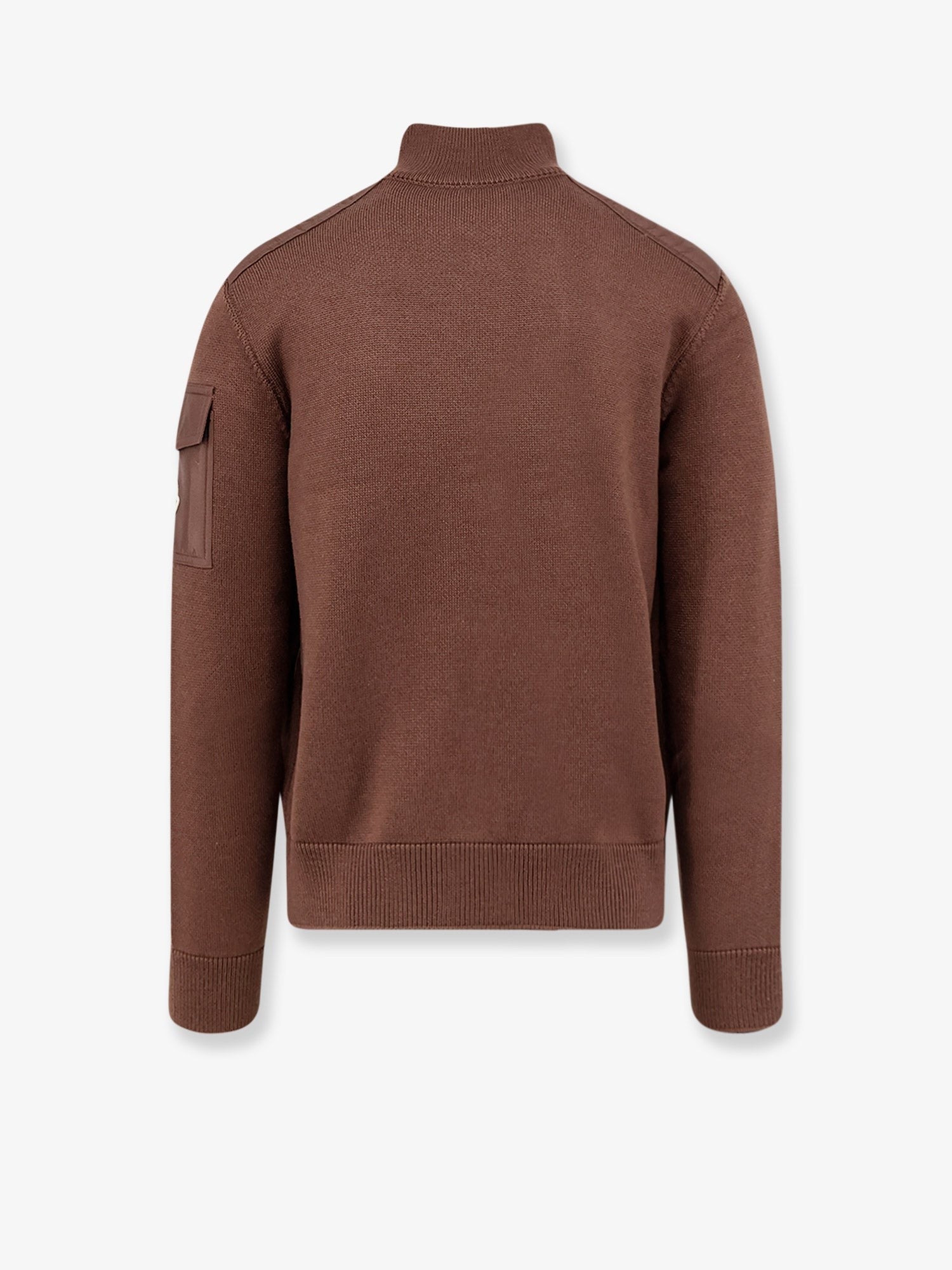 Moncler - Virgin wool cardigan with Logo patch