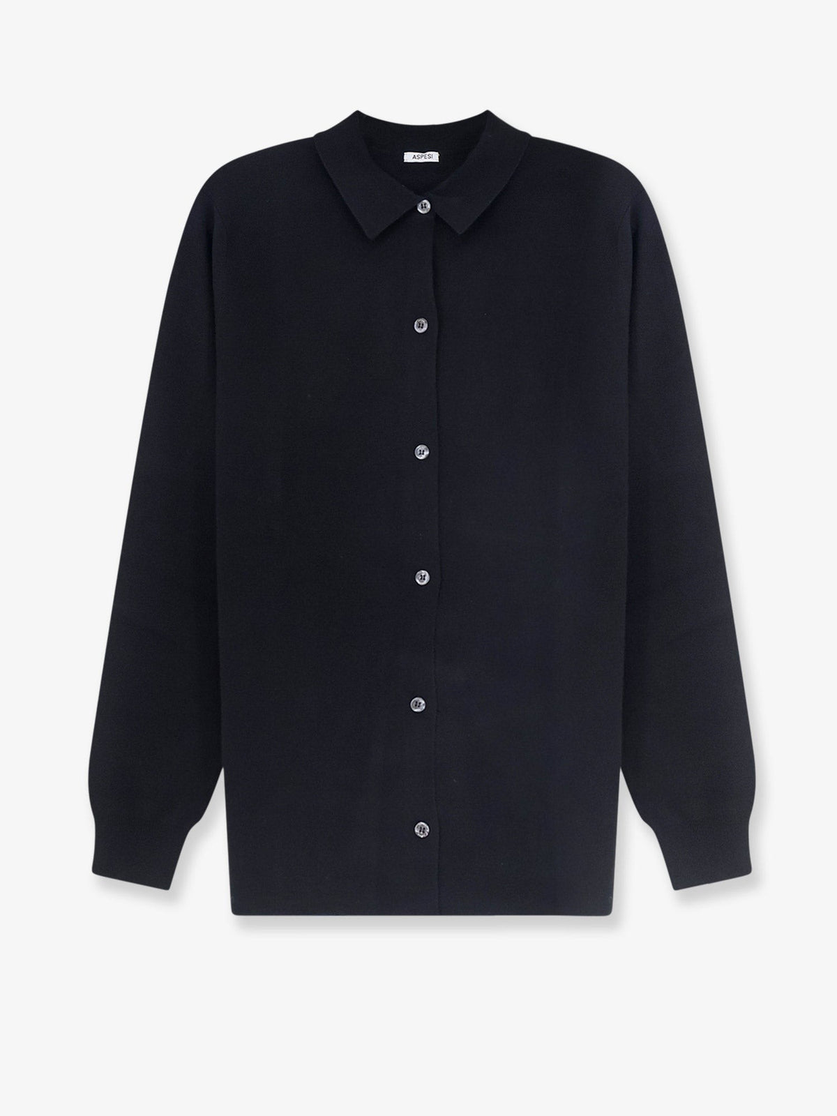 ASPESI - Virgin wool cardigan Black