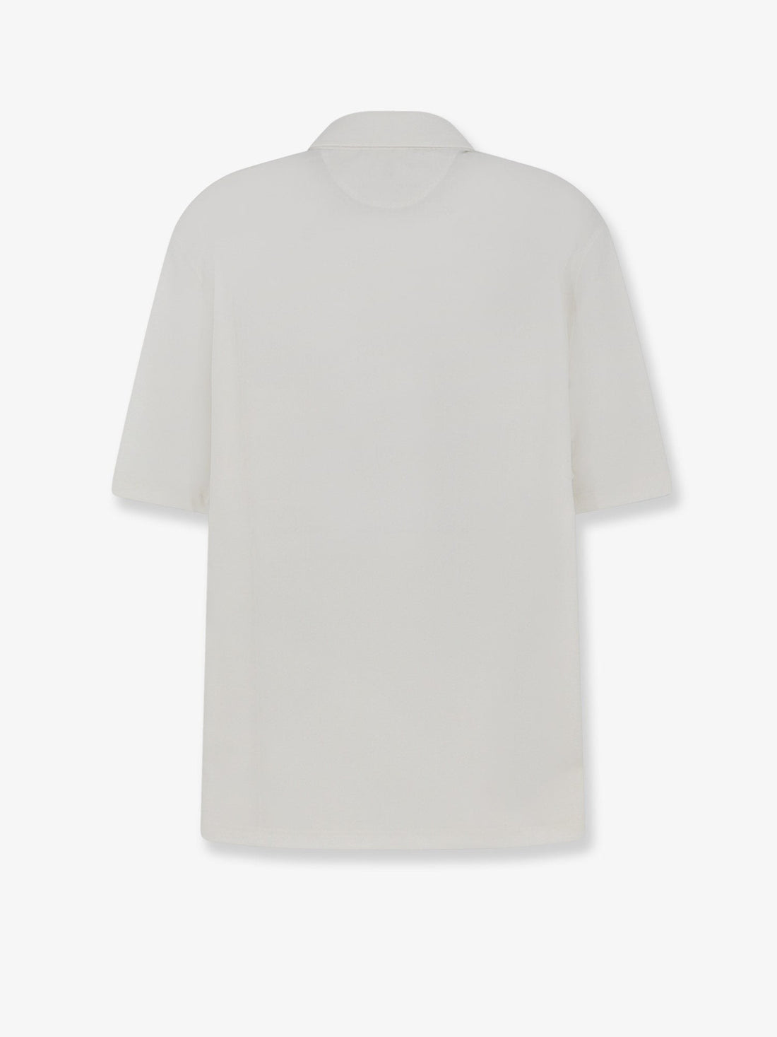 Brunello Cucinelli Brunello Cucinelli - Virgin wool polo shirt with front logo patch