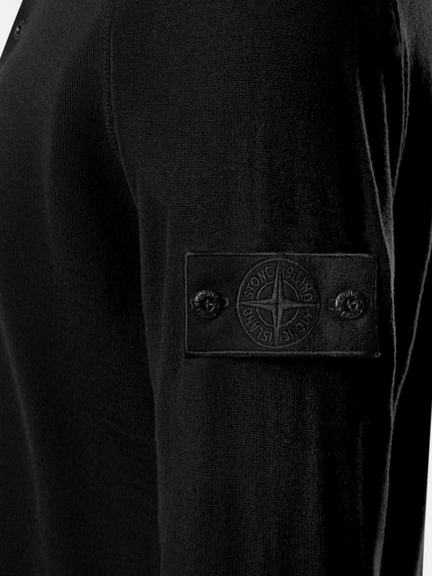 Virgin wool polo sweater