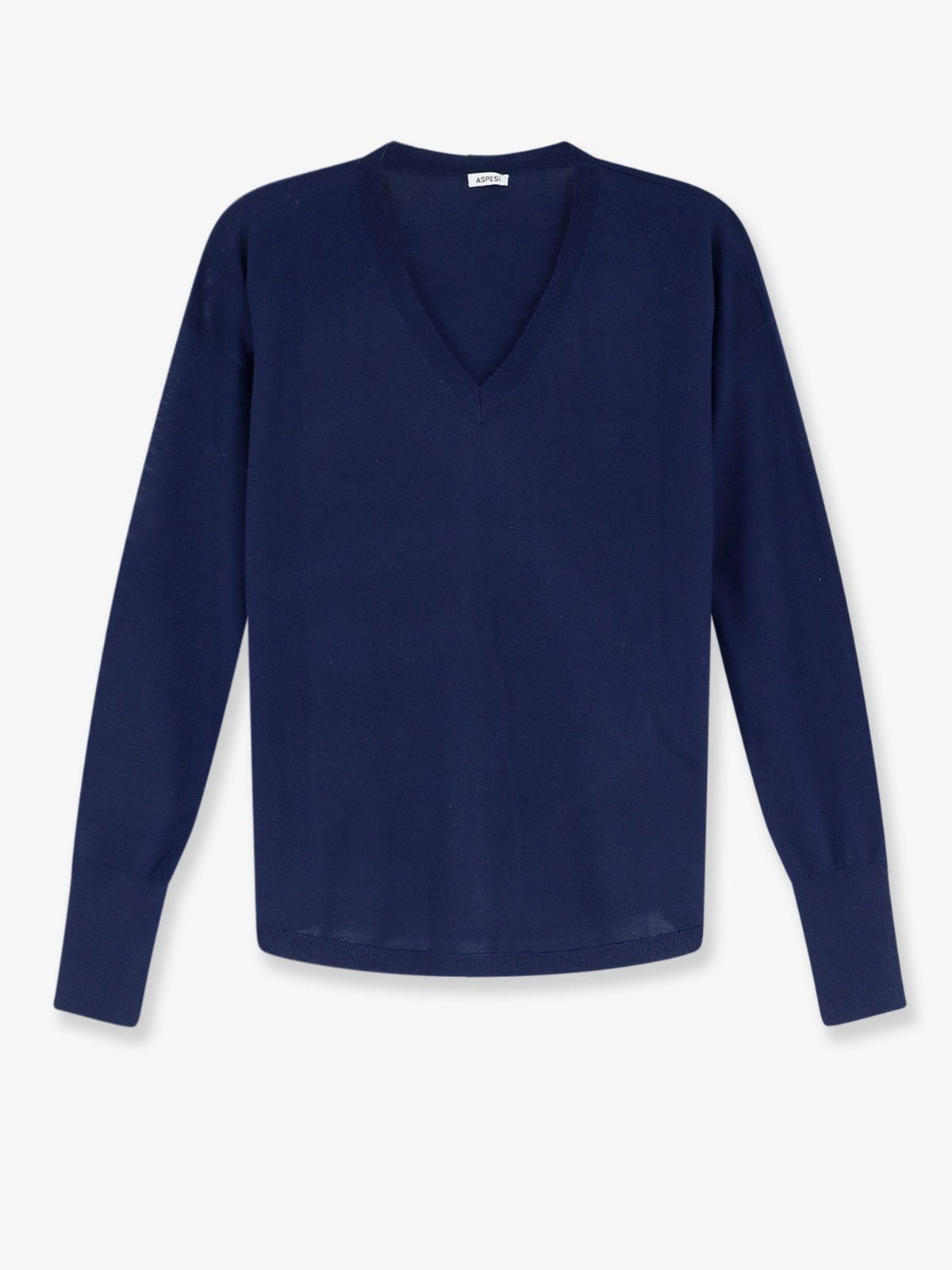 ASPESI - Virgin wool sweater Blue