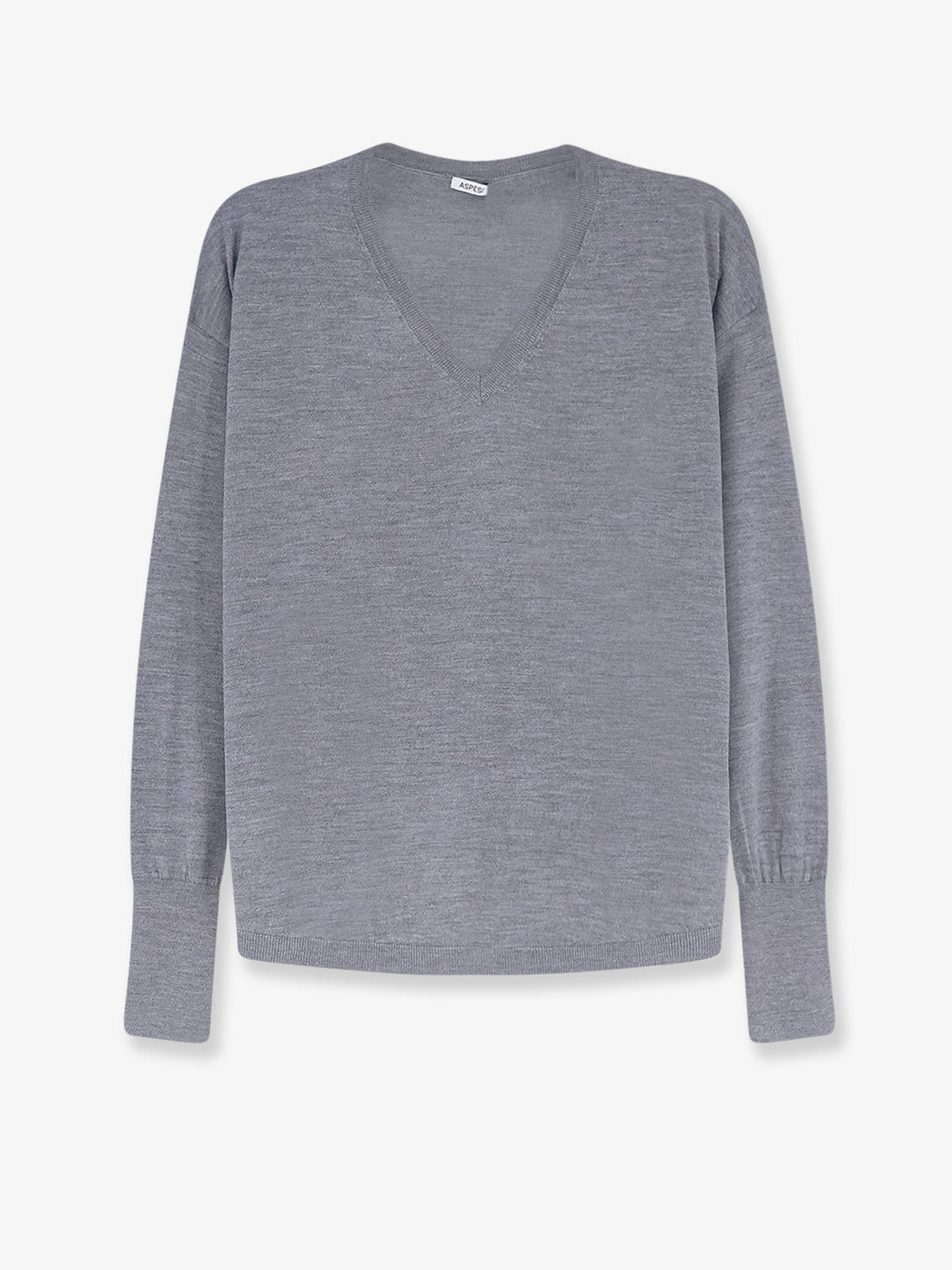ASPESI - Virgin wool sweater Grey