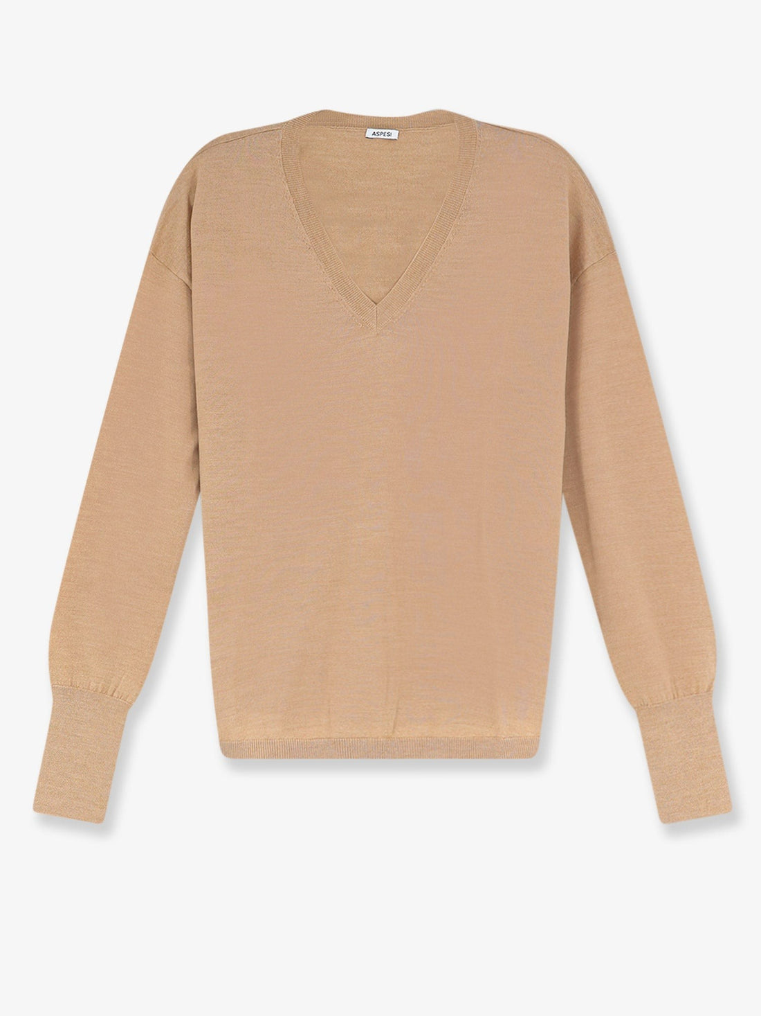 ASPESI - Virgin wool sweater beige