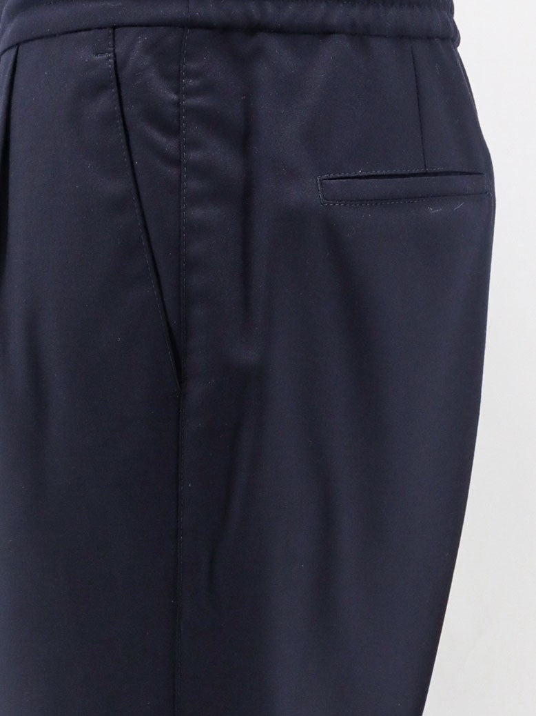 Brunello Cucinelli Brunello Cucinelli - Virgin wool trousers with adjustable drawstring